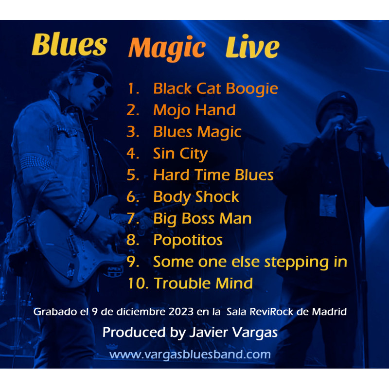 Vargas Blues Band Cd Blues Magic Live Ft Miguel Rios